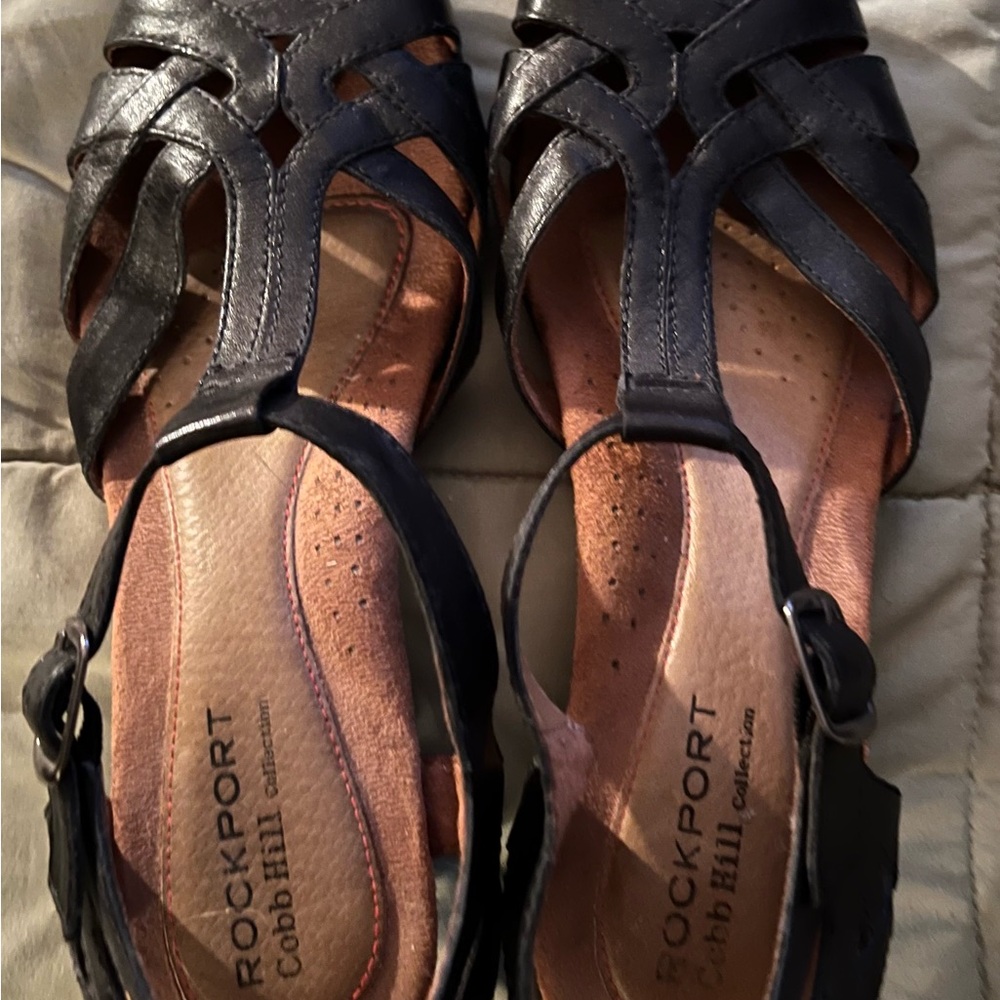 Rockport Women's Black Sandals